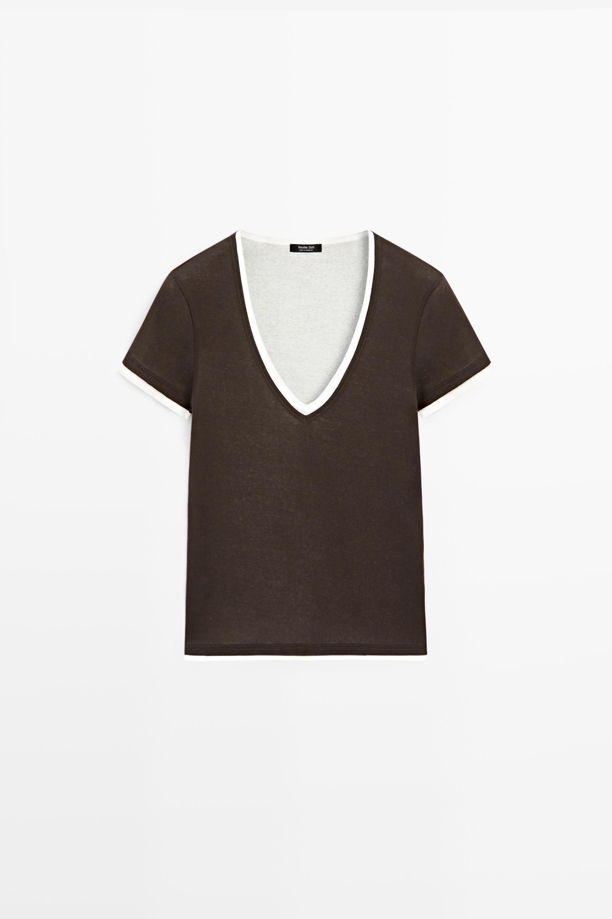 100% cotton double-layer short sleeve T-shirt